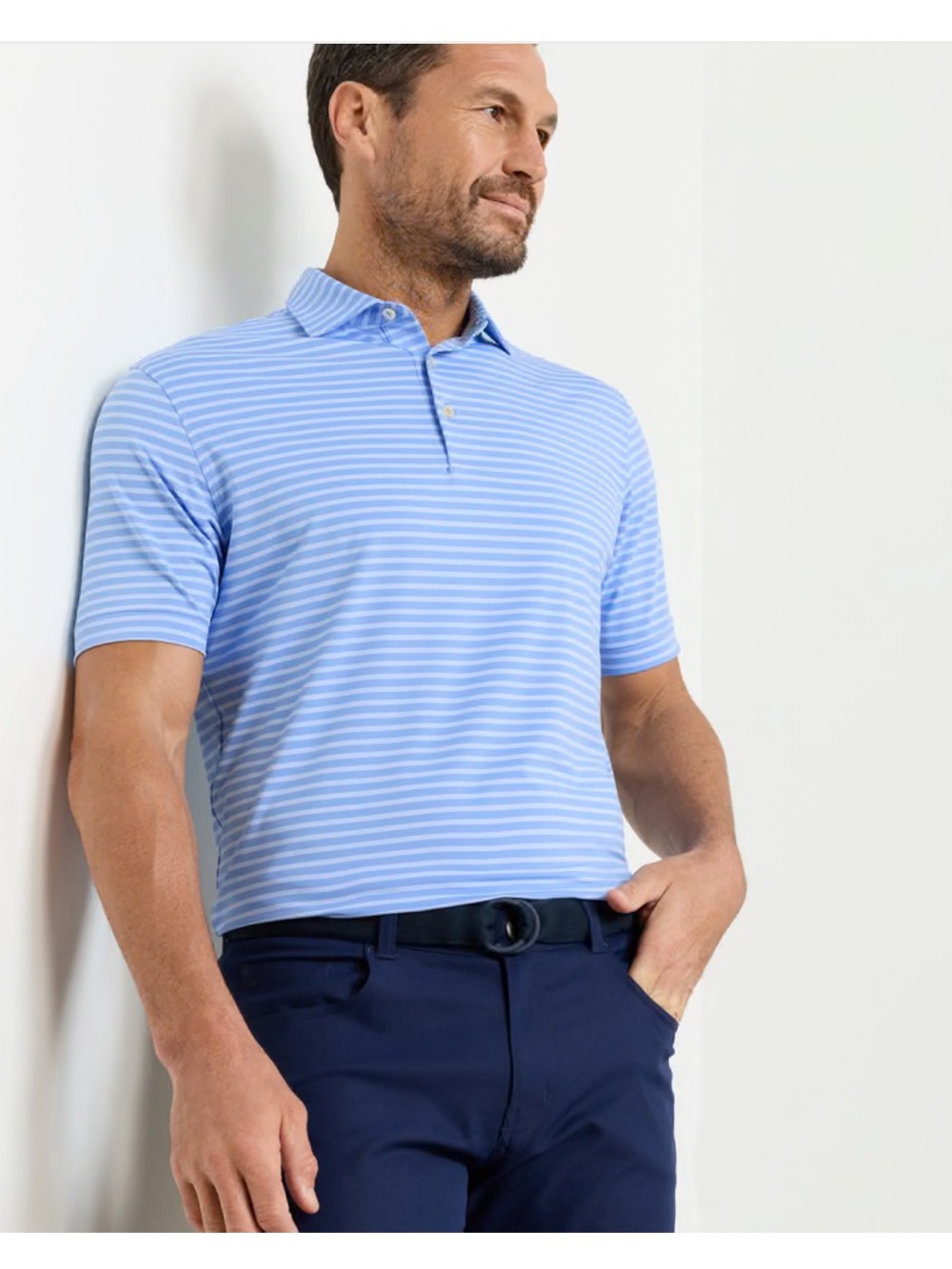 Peter Millar Ashford Performance Jersey Polo, XL
